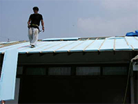 屋根の軽量化工事